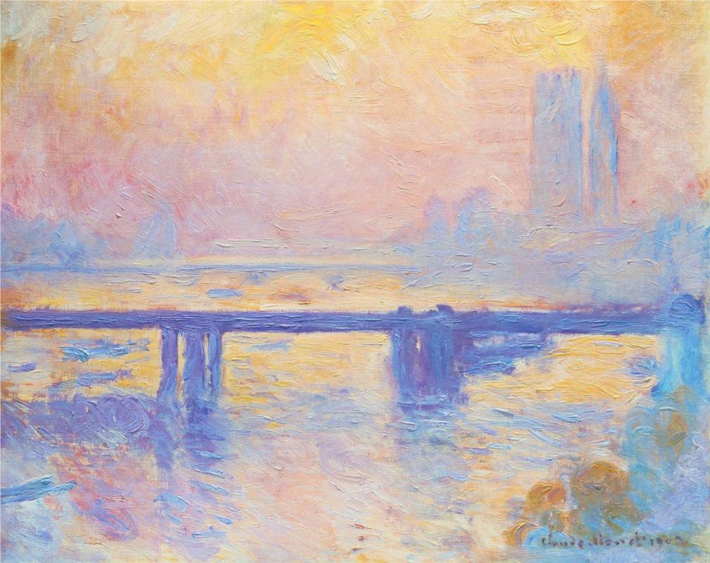 Charing Cross Bridge - Claude Monet Paintings